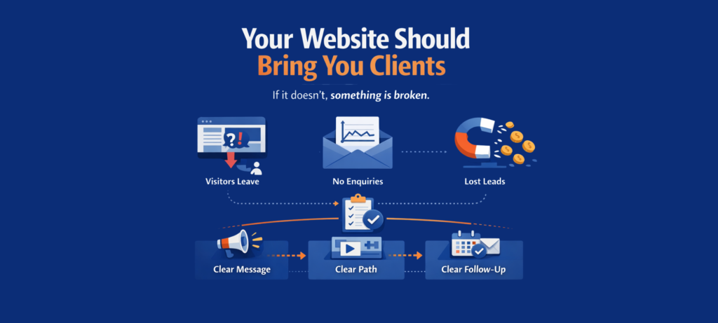 Why Your Website Isn’t Generating Leads (And What to Fix First)