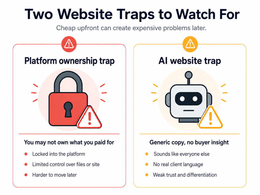 Two Website Traps to Watch For
