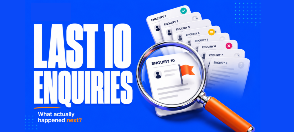 What Happened to Your Last 10 Genuine Enquiries